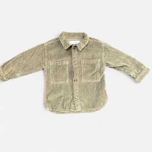 Zara Kids Taupe Corduroy Jacket